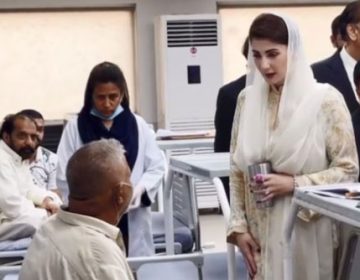 مریم نواز کا پنجاب کارڈیالوجی کا دورہ، مریضوں کی عیادت