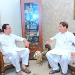 Azad Kashmir Prime Minister Iftekhar Gilani Meets Shah Ghulam Qadir Capitalnewspoint.com