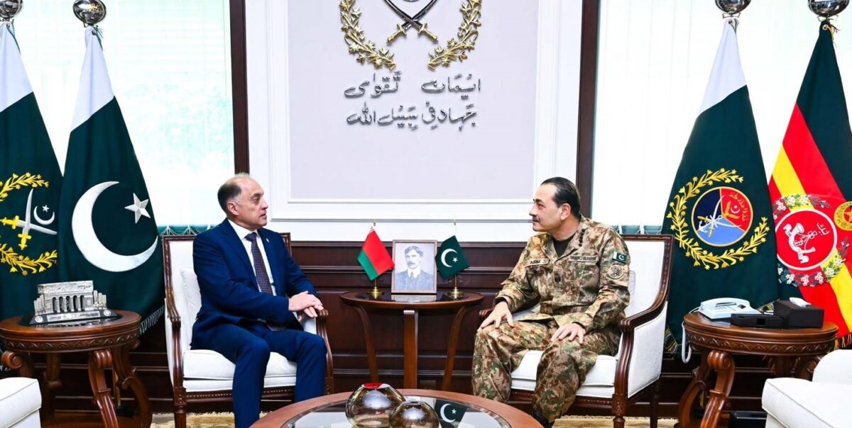 Belarus Security Council Delegation Meets Field Marshal Asim Munir at GHQ Capitalnewspoint.com
